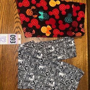 ✨🐭 NWT LuLaRoe Disney Leggings Bundle (2 Pair) 🐭✨